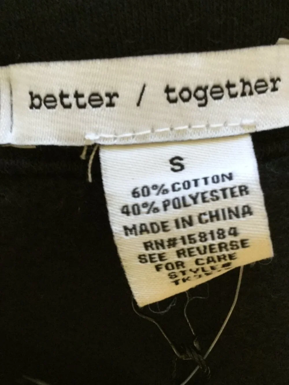 NEW Better/Together Cropped Black Shacket s - Picture 5 of 6